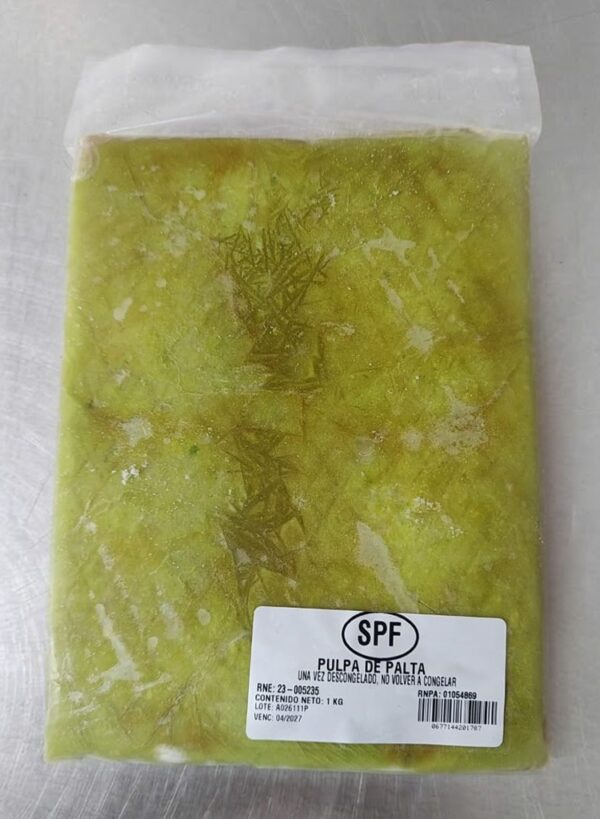 Pulpa de palta INDUSTRIA IQF |1kg - Imagen 1